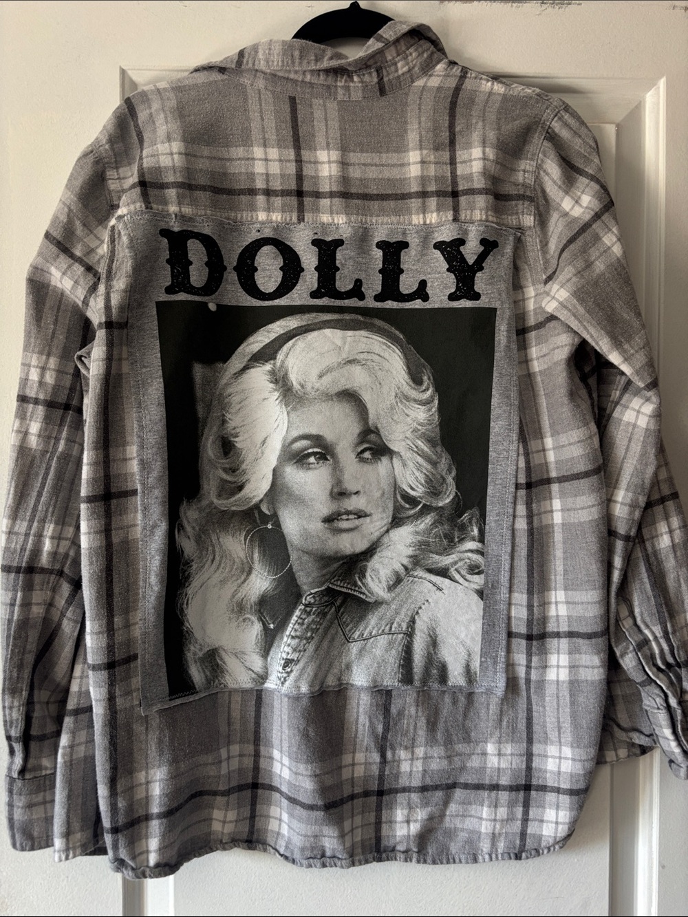 Upcycled Dolly flannel